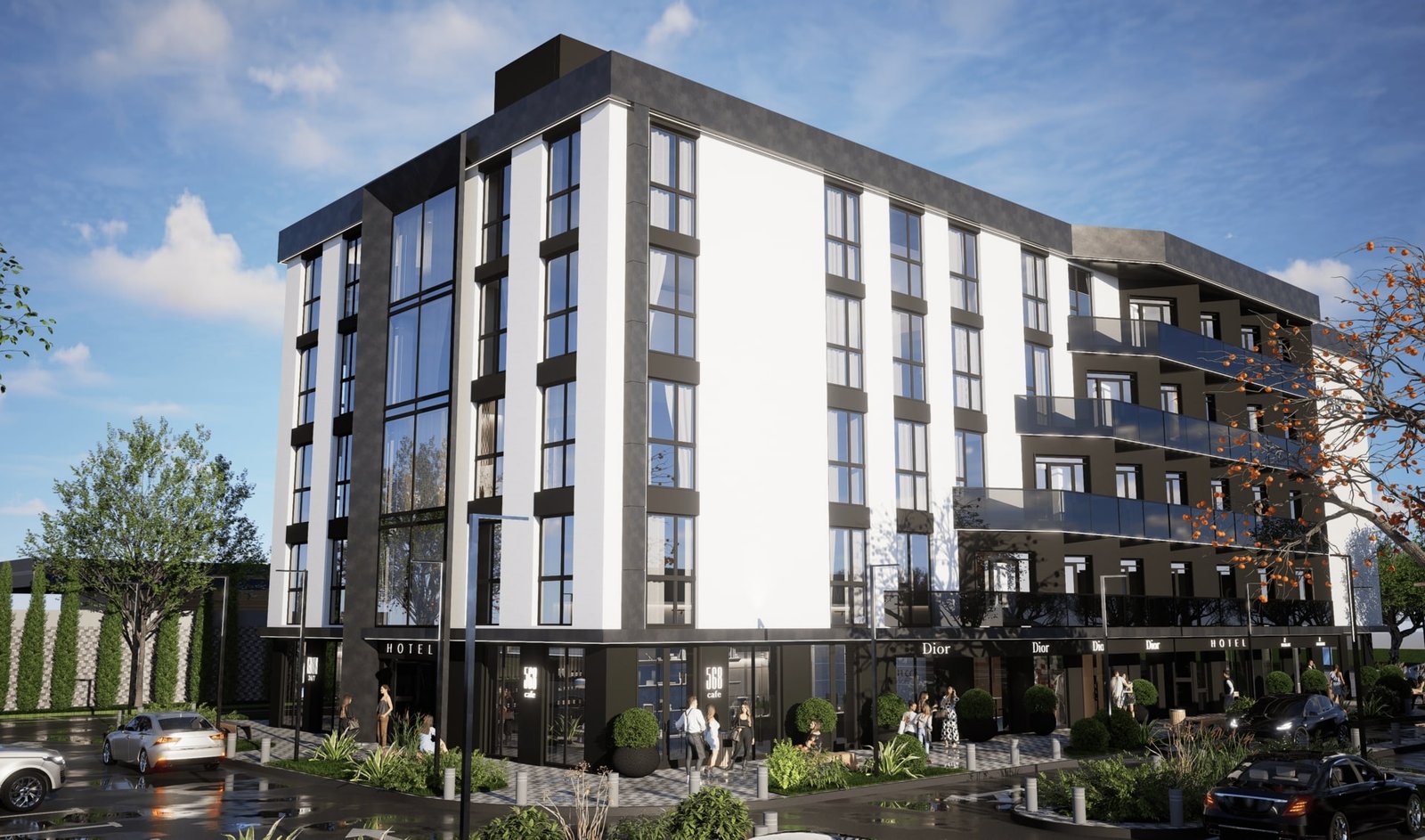 Візуальна презентація проєкту WOL Hotel Vinnytsia